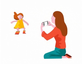 美好温馨亲子互动flash动画